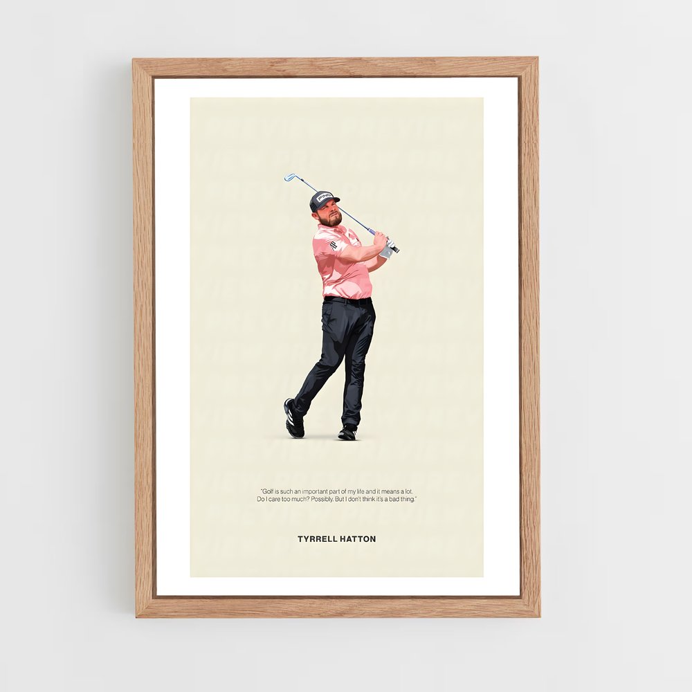 Poster Swing de Tyrrell – affiche Golf (vue 4)